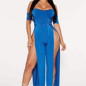 Jordan high slit jumpsuit BRAND NEW!!! WITH TAGS !!! 🏷️